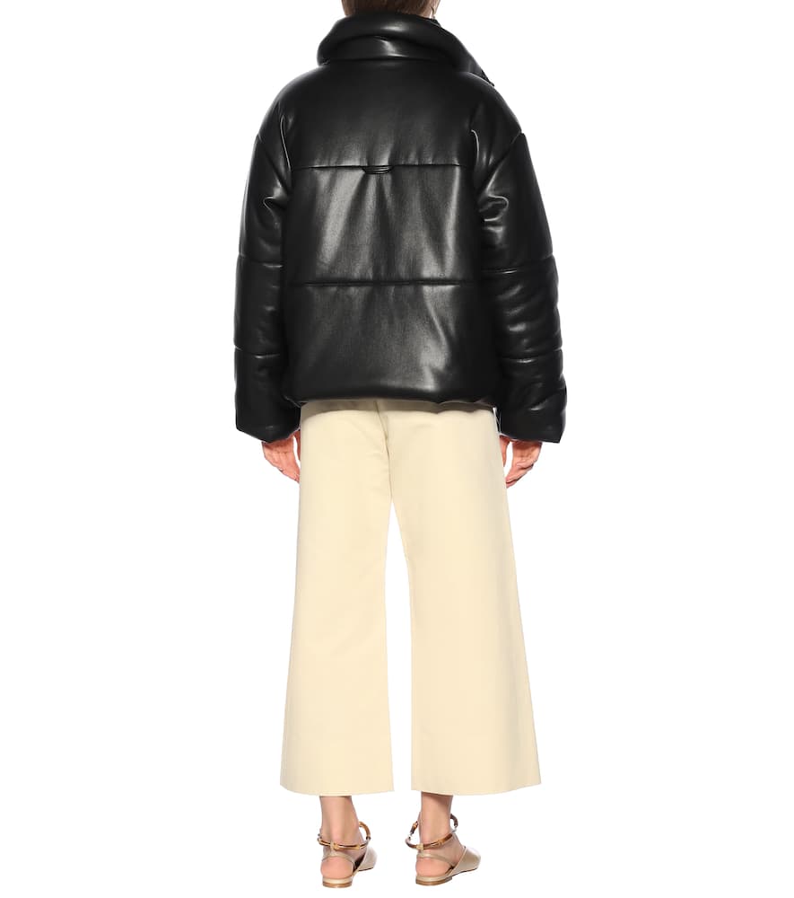 Nanushka Hide faux leather puffer jacket