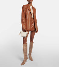 Nanushka Karo faux leather blazer