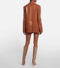 Nanushka Karo faux leather blazer