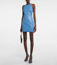 Nanushka Layan faux leather cutout minidress