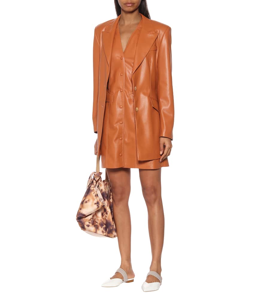 Nanushka Menphi faux leather dress