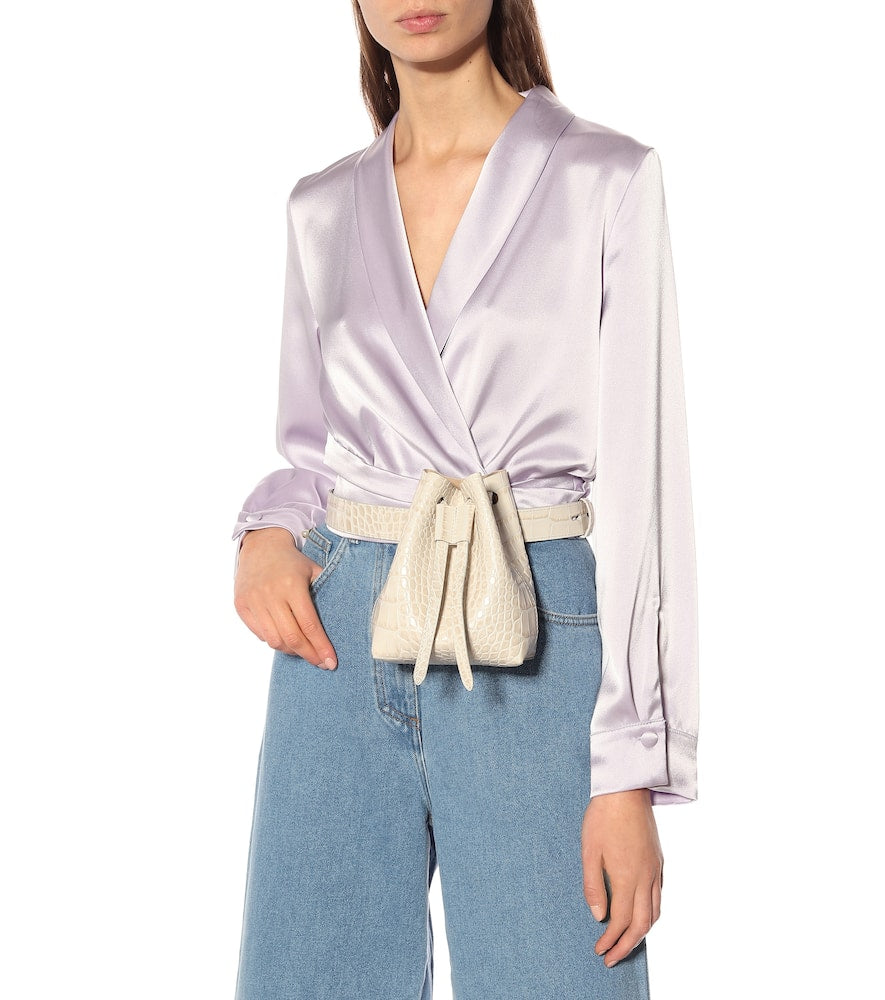 Nanushka Minee faux leather belt bag