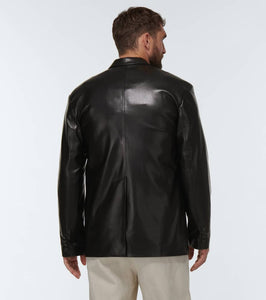 Nanushka Sanco faux leather jacket