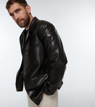 Nanushka Sanco faux leather jacket