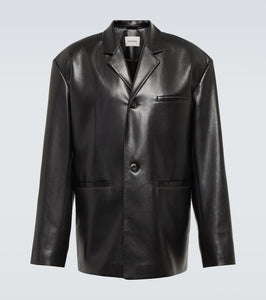 Nanushka Sanco faux leather jacket