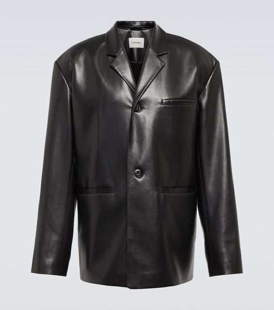 Nanushka Sanco faux leather jacket