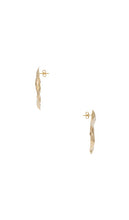 Natalie B Jewelry Helena Earrings in Metallic Gold