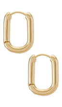 Natalie B Jewelry Uma Huggies in Metallic Gold