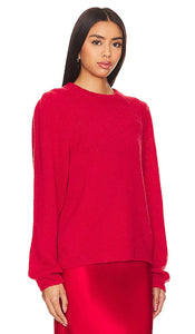 Nation LTD Busy Oversized 80s Sweater in Red