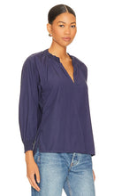 Nation LTD Estelle Peasant Blouse in Navy