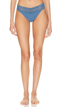 Natori Bliss Perfection One Size Thong in Teal