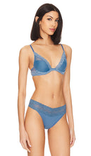 Natori Feathers Contour Plunge Bra in Teal