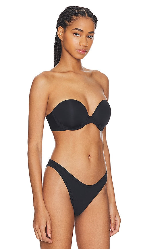 Natori Minimal Strapless Contour Bra in Black