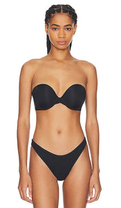 Natori Minimal Strapless Contour Bra in Black