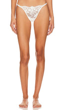 Natori Plush Romance String Thong in Ivory