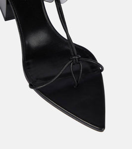 Nensi Dojaka Appliqu√É¬© leather thong sandals