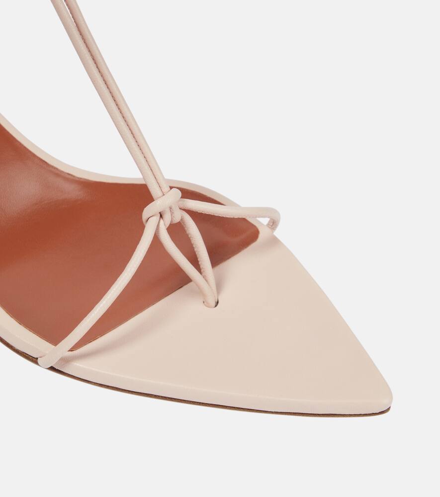 Nensi Dojaka Appliqu√É¬© leather thong sandals