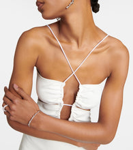 Nensi Dojaka Bridal cutout  gown