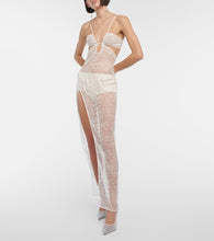 Nensi Dojaka Bridal cutout lace gown