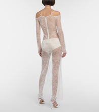 Nensi Dojaka Bridal cutout lace gown