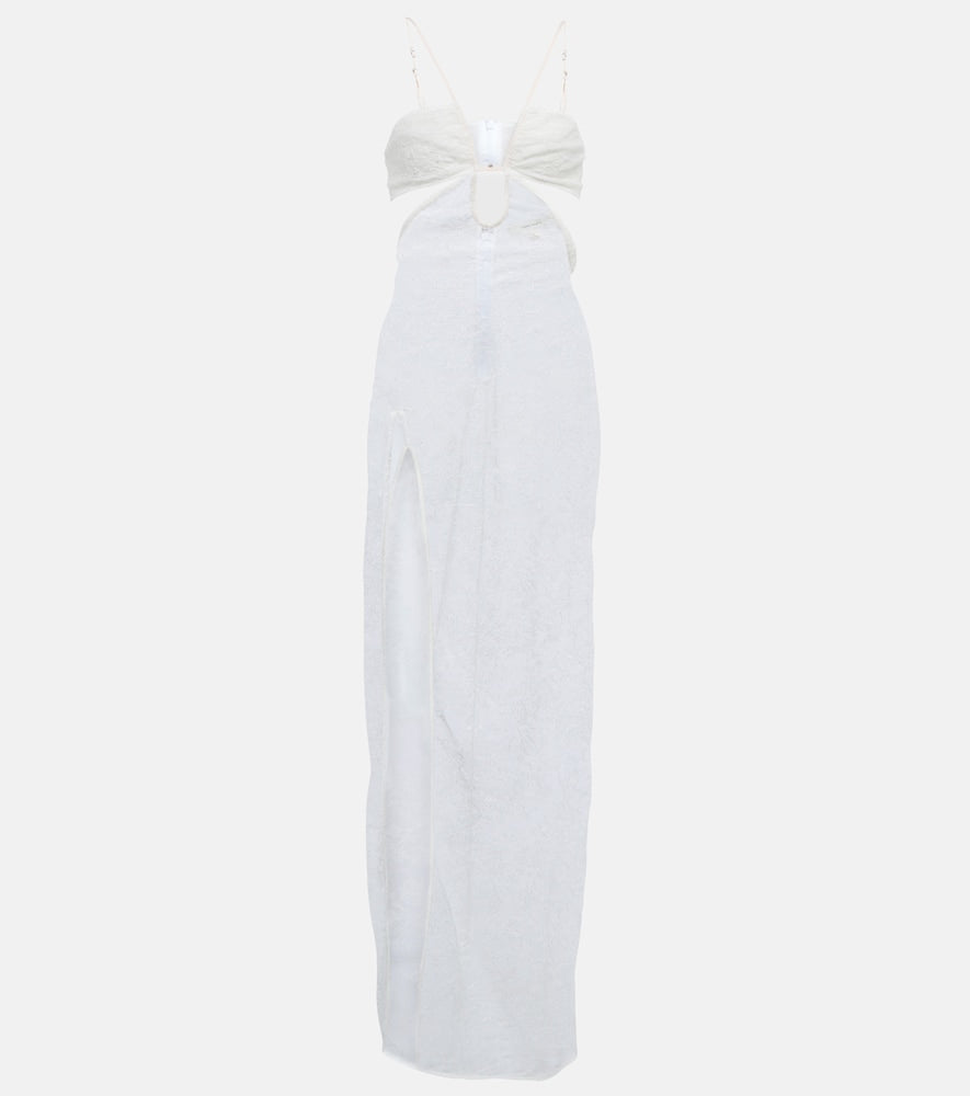 Nensi Dojaka Bridal cutout lace gown. Nensi Dojaka 镂空蕾丝新娘礼服