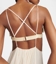 Nensi Dojaka Bridal cutout silk chiffon gown