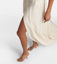Nensi Dojaka Bridal cutout silk chiffon gown
