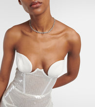 Nensi Dojaka Bridal sequined gown