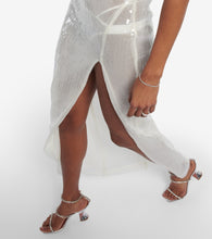 Nensi Dojaka Bridal sequined gown