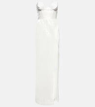 Nensi Dojaka Bridal sequined gown. Nensi Dojaka 亮片婚纱