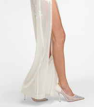 Nensi Dojaka Bridal sequined tulle gown