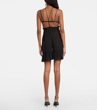 Nensi Dojaka Cutout halterneck cotton minidress