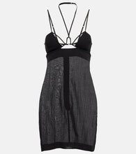 Nensi Dojaka Cutout halterneck cotton minidress. Nensi Dojaka 露背吊带棉质迷你连衣裙