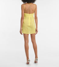 Nensi Dojaka Cutout halterneck minidress