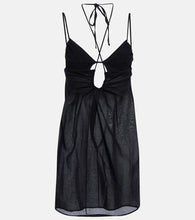 Nensi Dojaka Cutout halterneck minidress. Nensi Dojaka 露背吊带迷你连衣裙