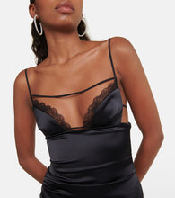 Nensi Dojaka Cutout lace-trimmed minidress