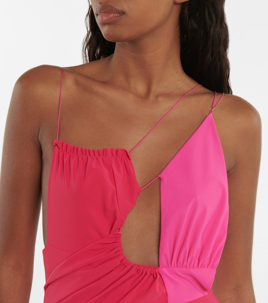 Nensi Dojaka Cutout ruched minidress