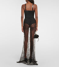Nensi Dojaka Cutout sequined lace-trimmed gown