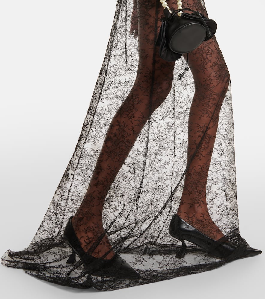 Nensi Dojaka Cutout sequined lace-trimmed gown