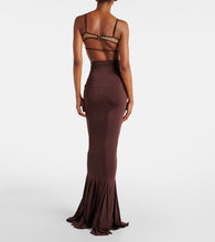 Nensi Dojaka Draped maxi skirt