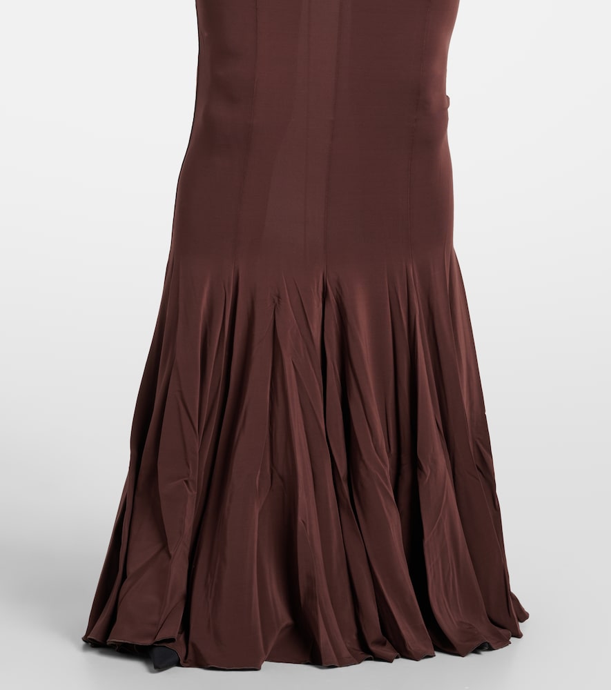 Nensi Dojaka Draped maxi skirt
