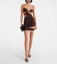 Nensi Dojaka Draped minidress