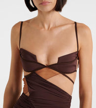 Nensi Dojaka Draped minidress