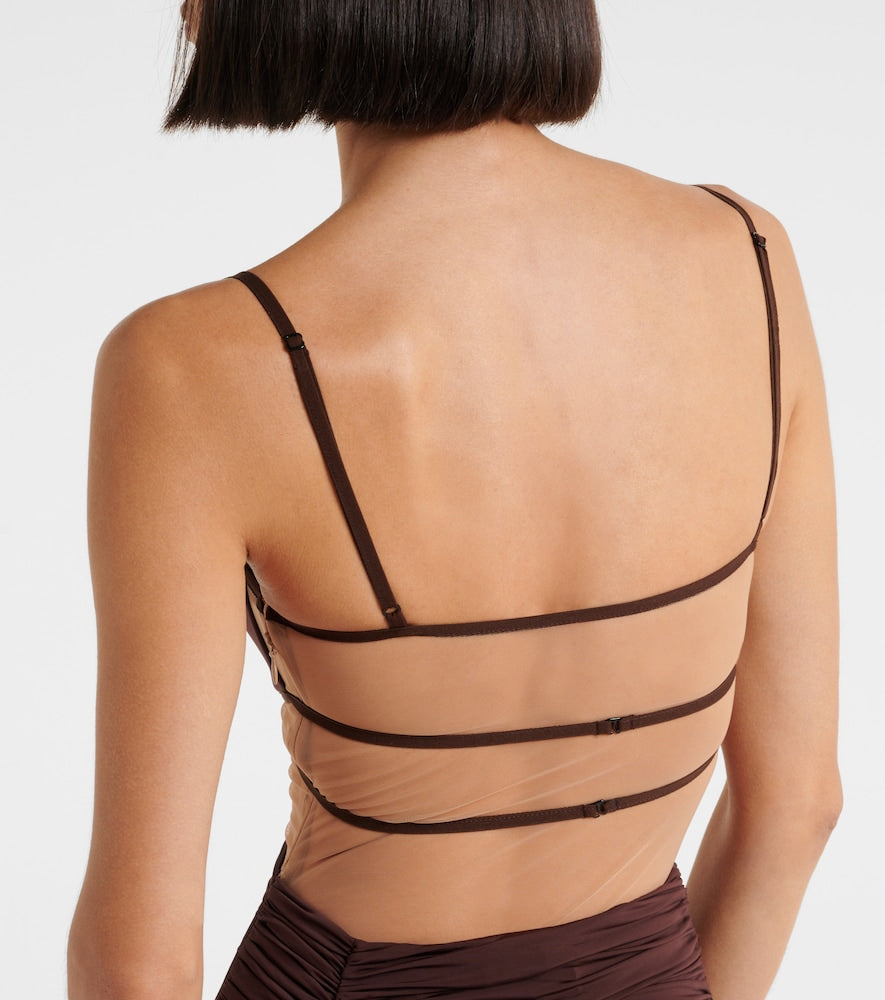 Nensi Dojaka Draped minidress