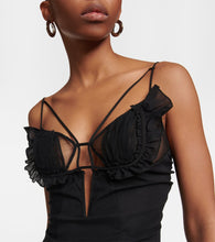 Nensi Dojaka Frill-trimmed minidress
