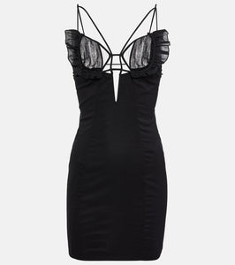 Nensi Dojaka Frill-trimmed minidress