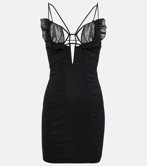 Nensi Dojaka Frill-trimmed minidress