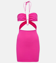Nensi Dojaka Halterneck minidress. Nensi Dojaka 挂脖迷你连衣裙