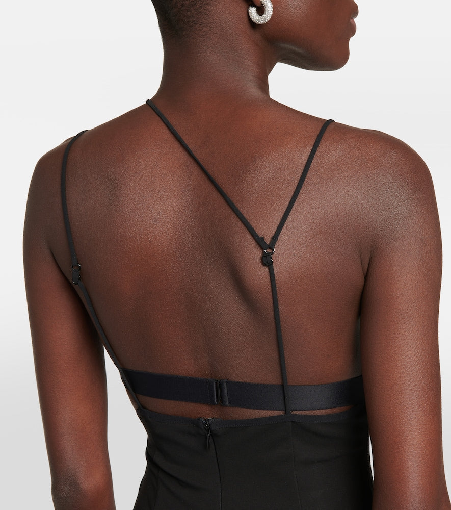 Nensi Dojaka Lace-trimmed minidress