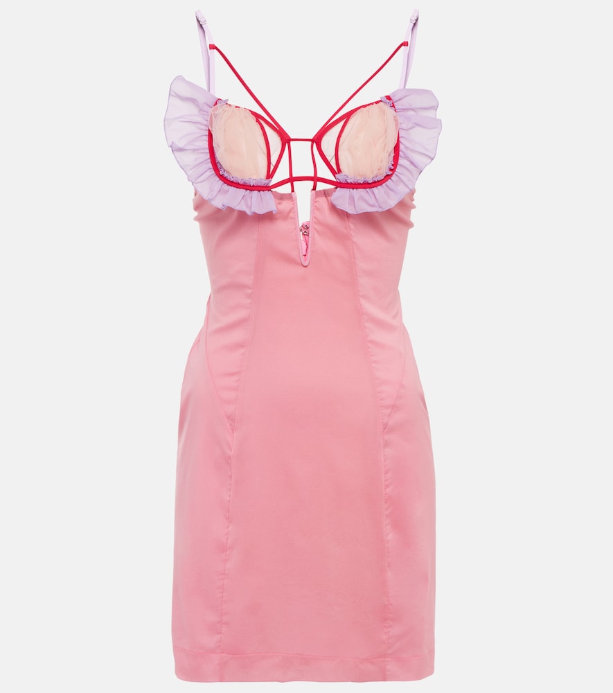 Nensi Dojaka Silk-blend minidress. Nensi Dojaka 真丝混纺迷你连衣裙